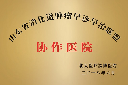 2018年6月，北大醫(yī)療淄博醫(yī)院加入山東省消化道早診早治聯(lián)盟協(xié)作醫(yī)院.jpg